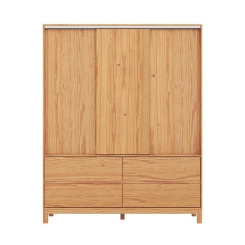 Ropero 3 Puertas - Madera Maciza - Square Ropero 3 Puertas - Madera Maciza - Square