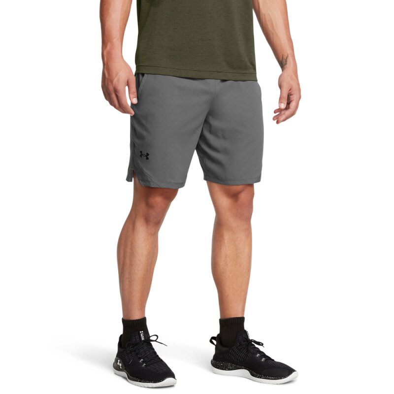 UA Vanish Woven 8in Shorts-ORG BLK-001
