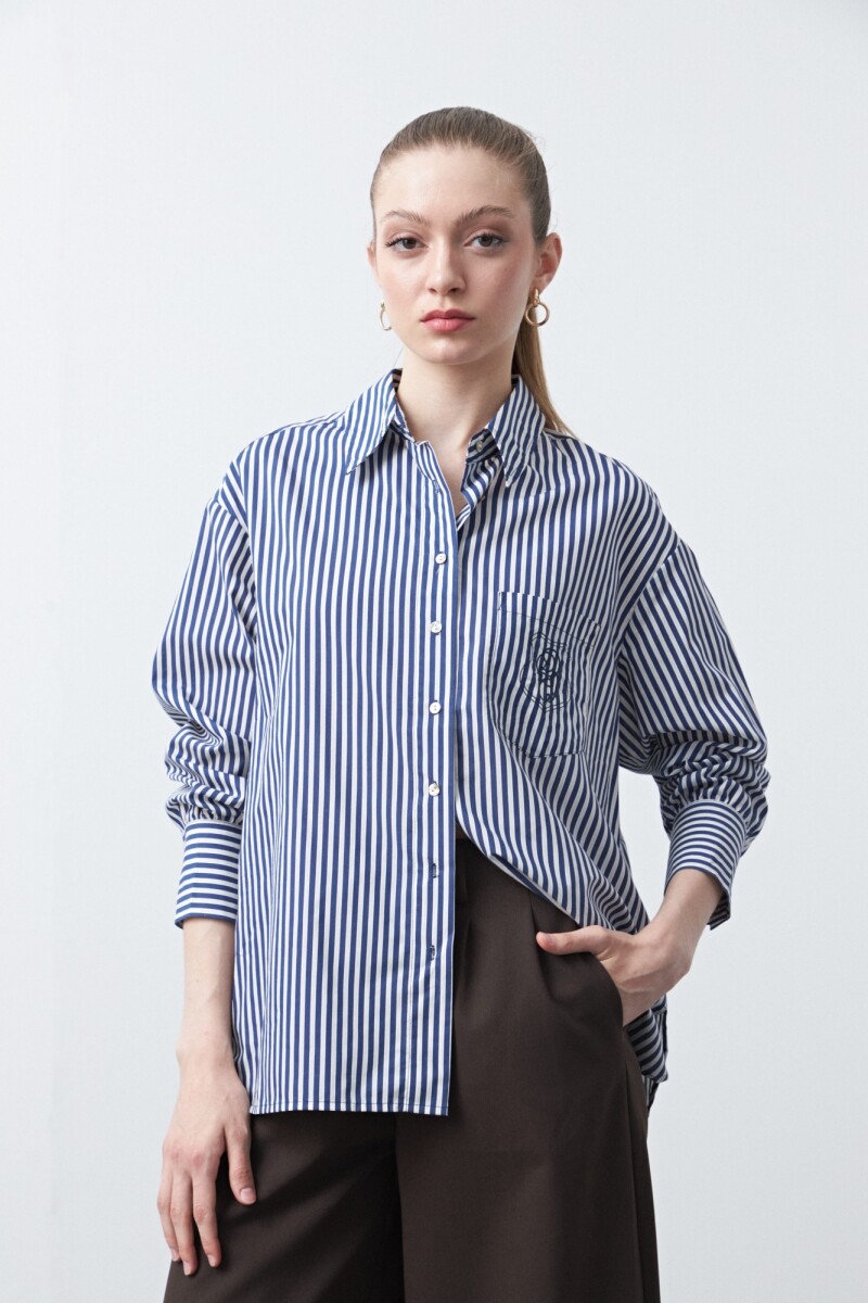 CAMISA FAREO - Azul Marino 