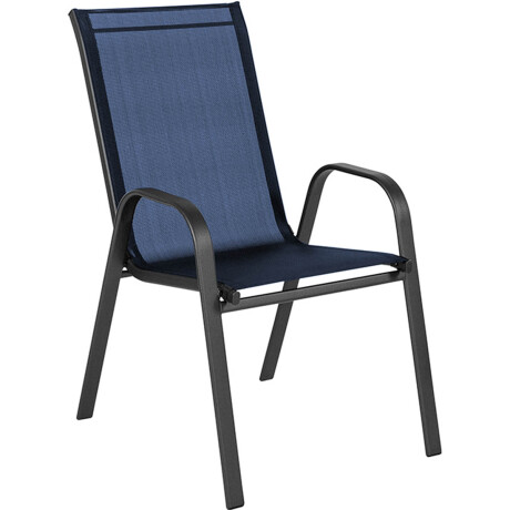 Silla Jardín Metálica Butaca Exterior C/Apoyabrazos Marron