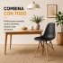 Silla ComboHome Eames Reforzada Pack X2 Negro 1
