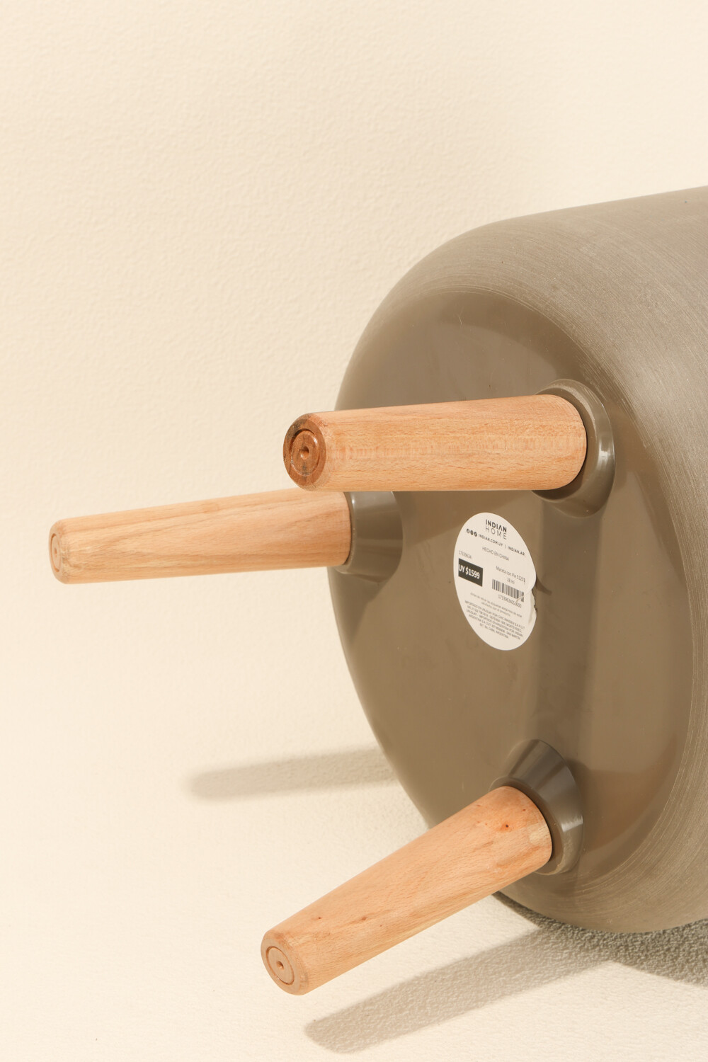 Maceta Con Pie Color Unico