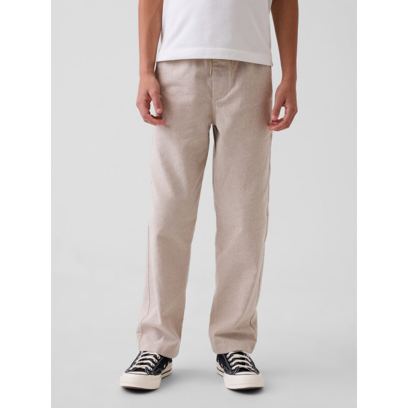 PO LINEN PANTS ICONIC KHAKI