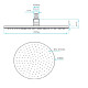 AC INOX BRILLO 40CM BAÑO ROSETA SERIE ROVING GRIFERIA 000