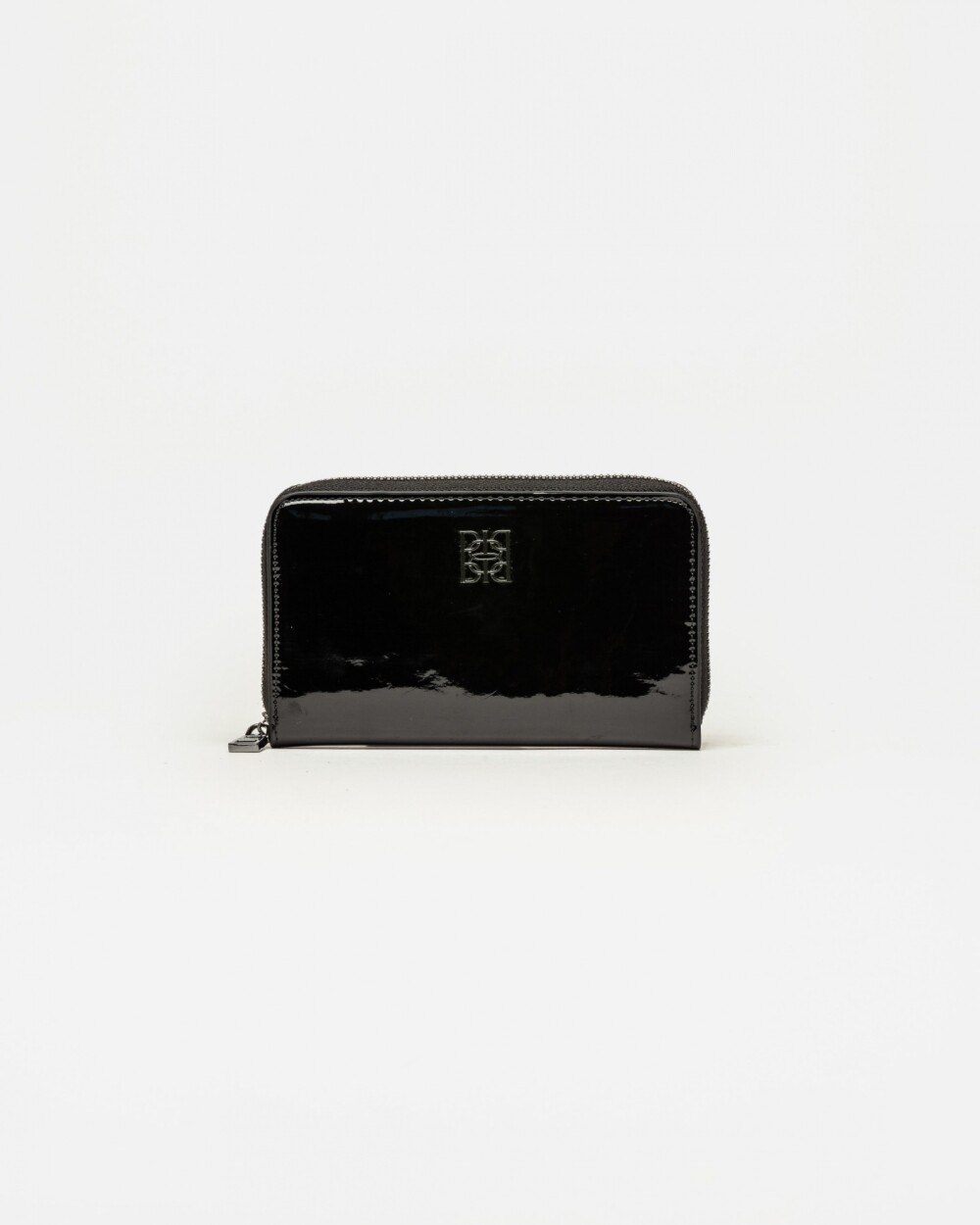 Billetera Mint en efecto cuero Negro