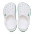 Crocs Crocband Clog Niños White/green Ivy