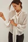 Camisa Maki Scarf Crudo