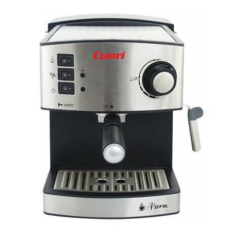 Cafetera Express Cuori Con Bomba Presión 15 Bares 1.6Lts Negro/plateado