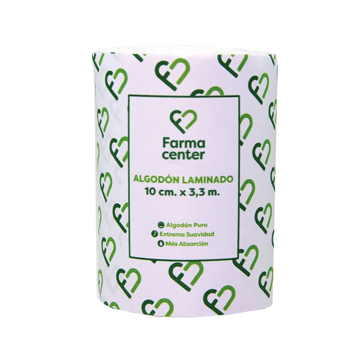 FARMACENTER ALGODON LAMINADO 3,3 CM UNID 