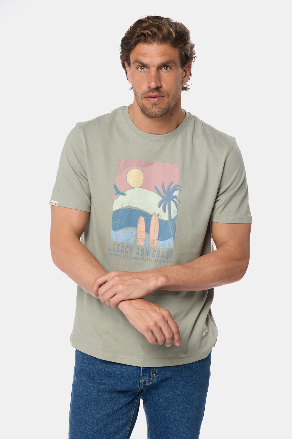 REMERA ESTAMPADA Verde