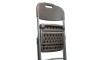 Silla de exterior plegable Marrón Silla de exterior plegable Marrón