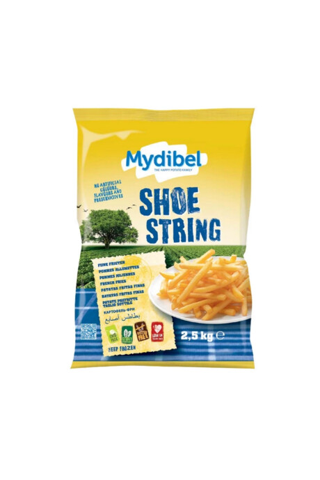 Papas Fritas Corte Fino Mydibel - 2.5kg Papas Fritas Corte Fino Mydibel - 2.5kg