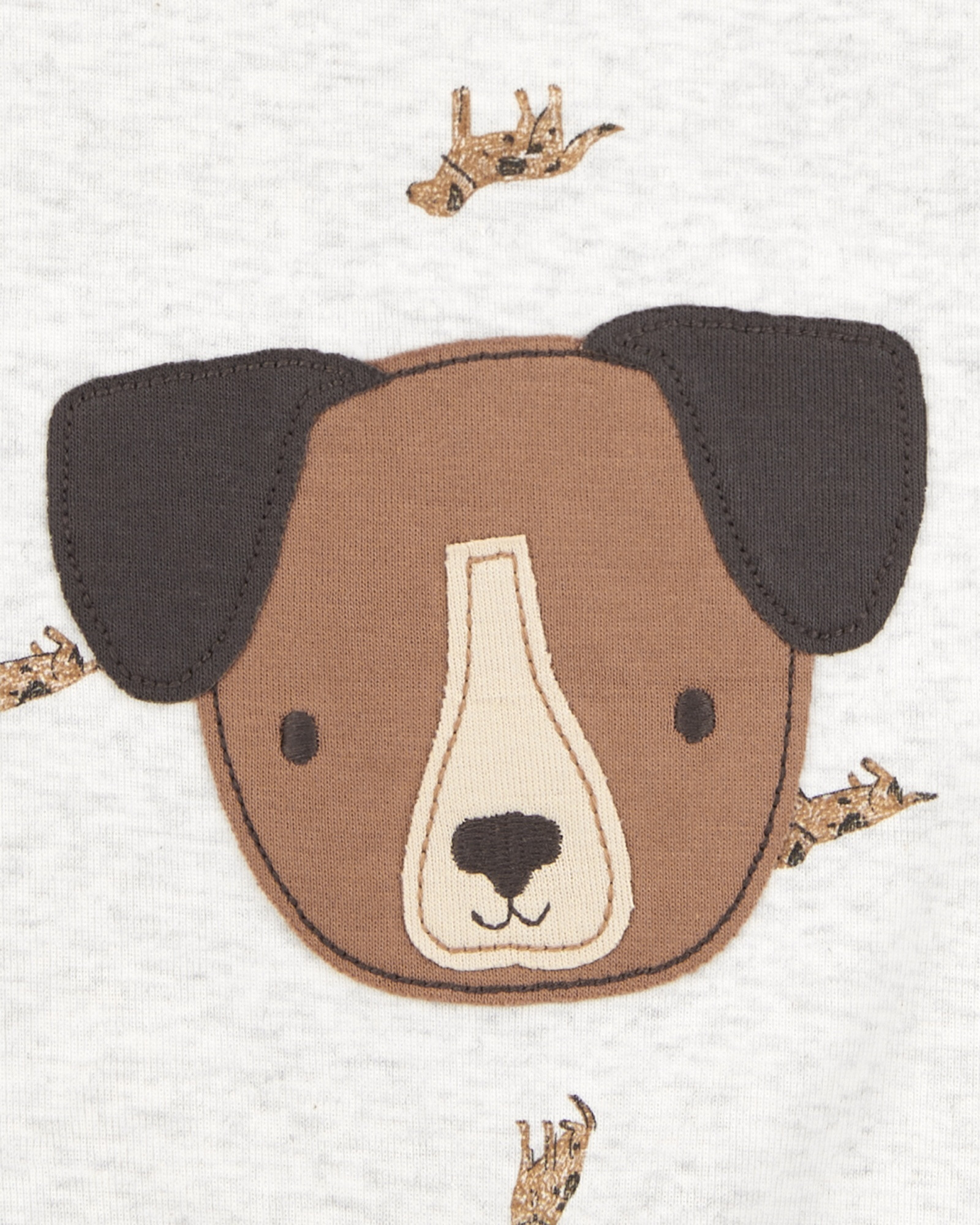 Monito corto de algodón, diseño perros Monito corto de algodón, diseño perros