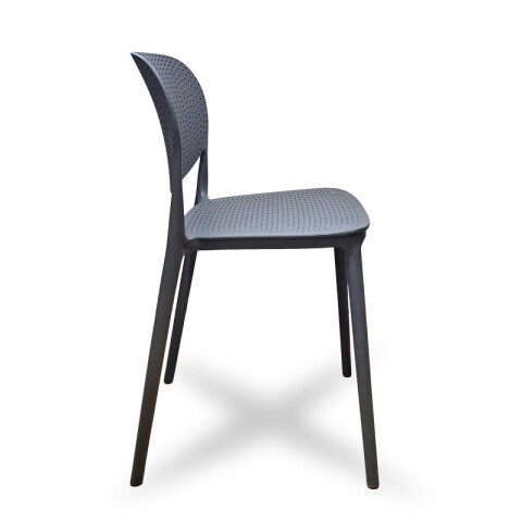 Silla Diseño Minimalista Nordica para Comedor o Jardín - Gris Silla Diseño Minimalista Nordica para Comedor o Jardín - Gris