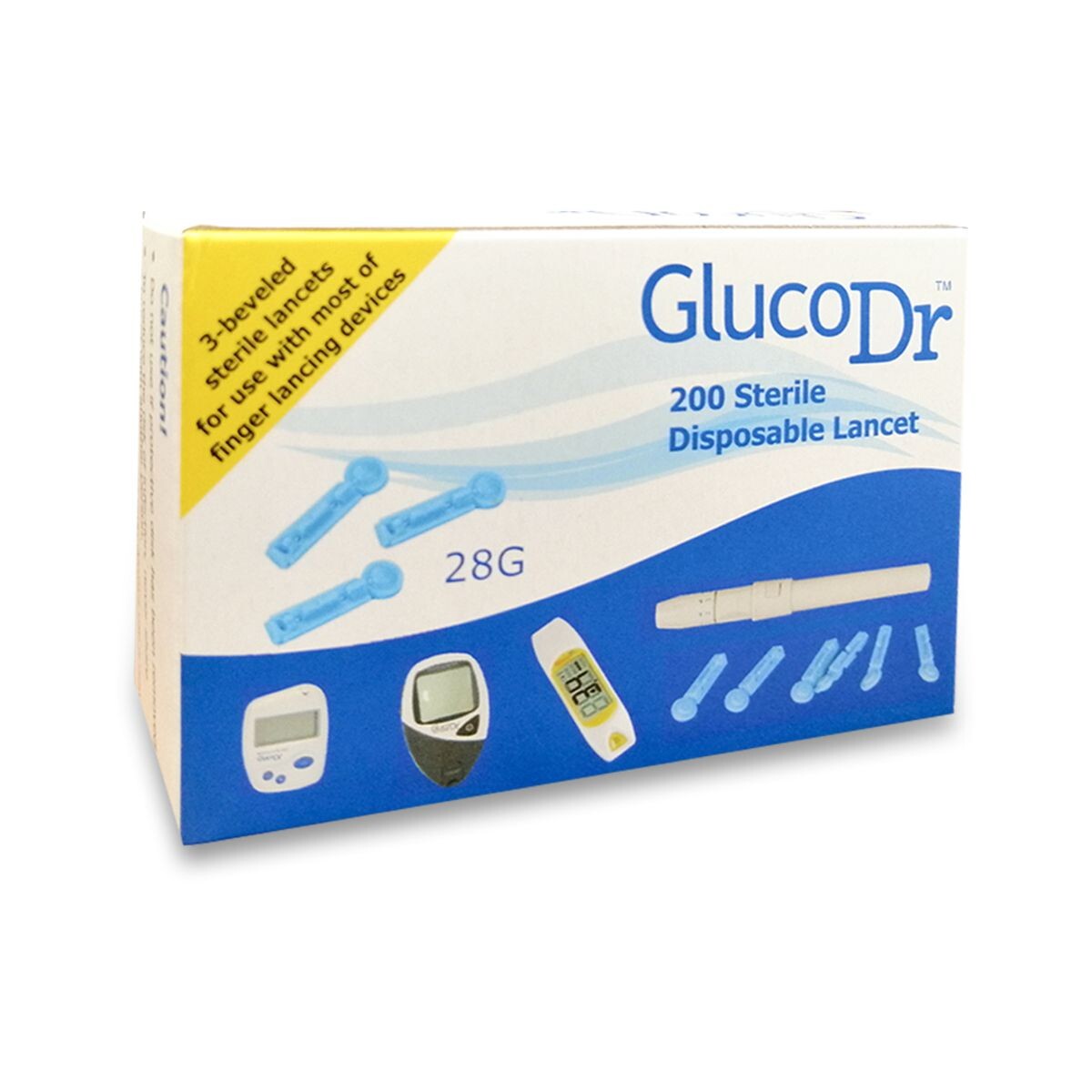 GLUCO DR. LANCETAS CJ X 200 UNID. 