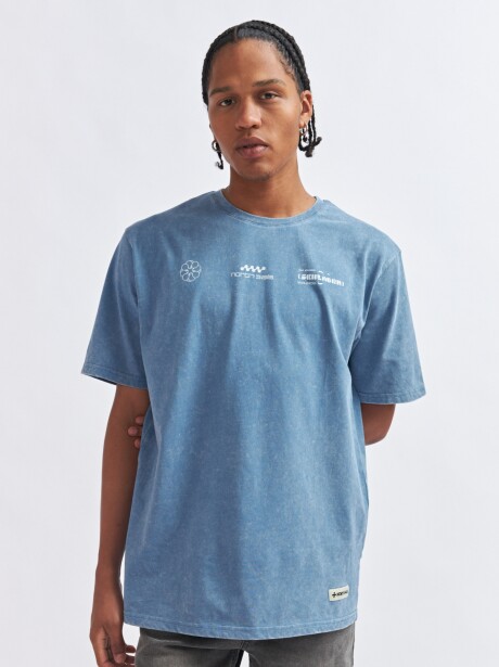 REMERA CESAR AZUL PIEDRA