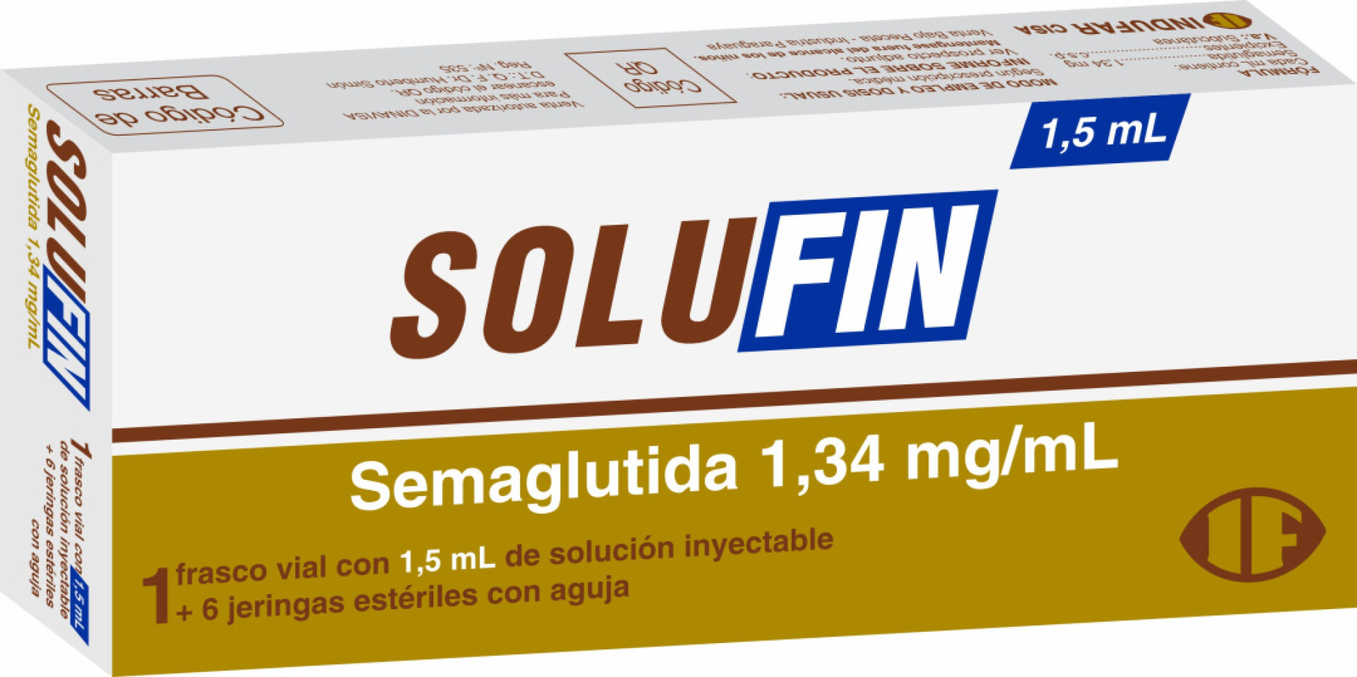 SOLUFIN 1.5 ML CJ X 1 VIAL 