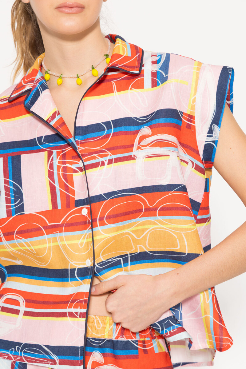 CAMISA GLASS Multicolor