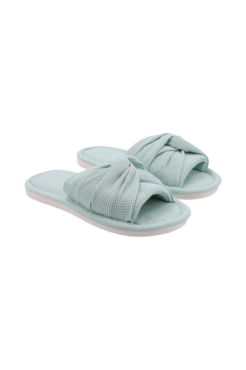 Pantufla emmi - Verde claro 