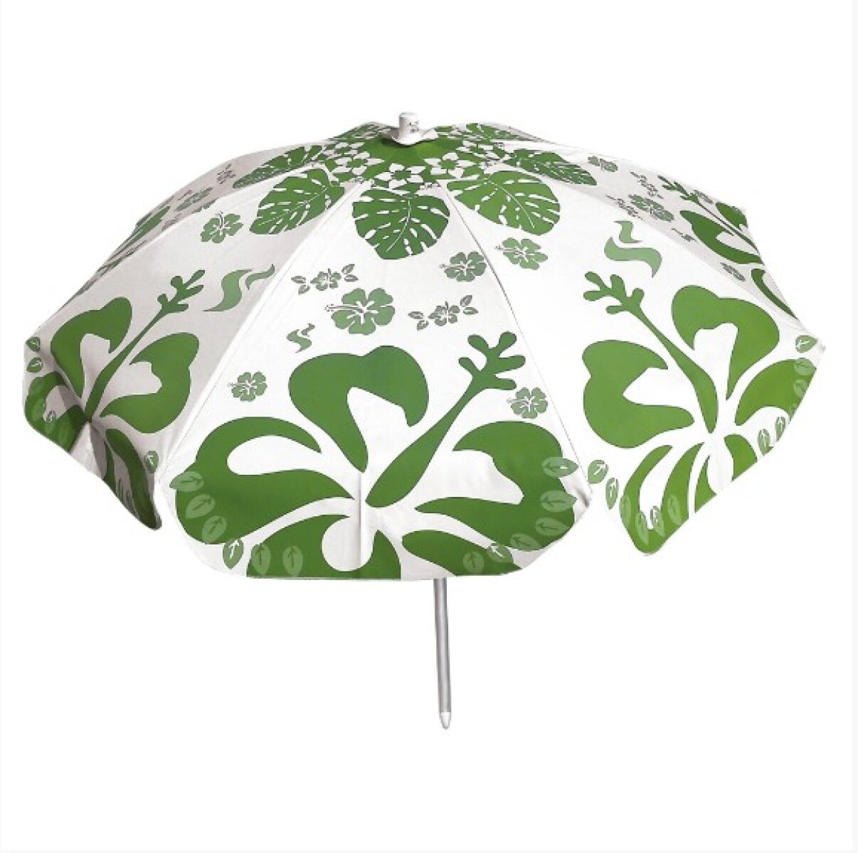 Sombrilla PVC de Aluminio - Verde estampado 