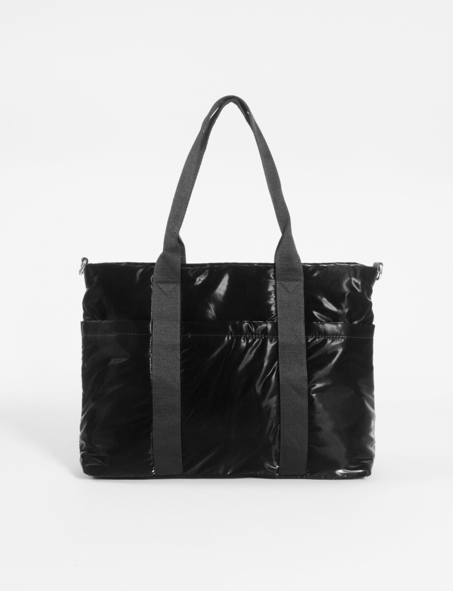 Bolso porta laptop shinny - negro 