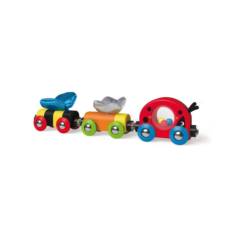 Juego de Tren de Madera Hape diseño de Catarina y Amigos Juego de Tren de Madera Hape diseño de Catarina y Amigos