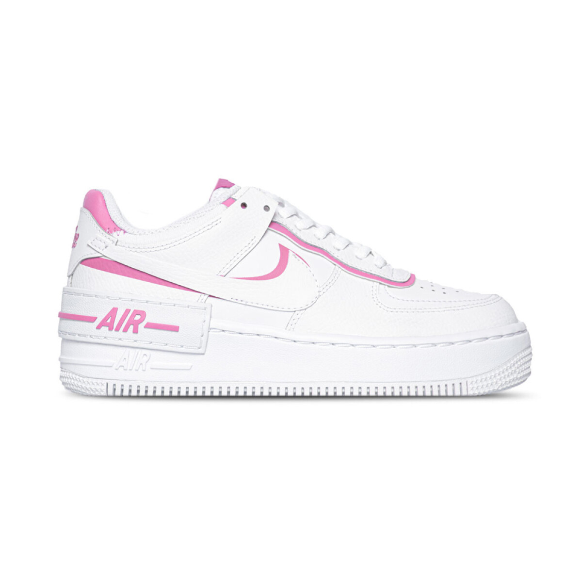NIKE AIR FORCE 1 SHADOW - White/Pink 