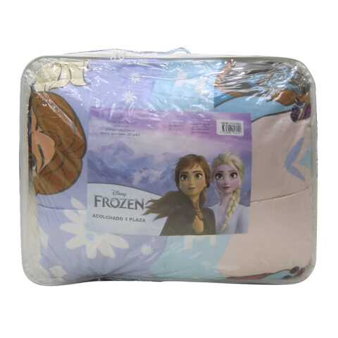 Acolchado Infantil Forzen 1 Plaza 100% Microfibra Diseños Surtidos CORAL
