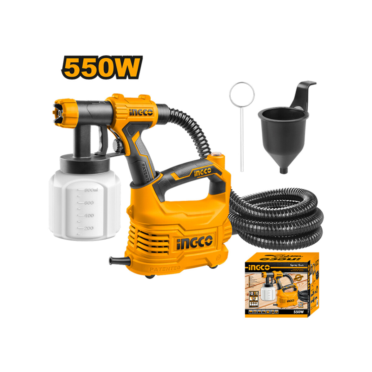 Equipo de pintura 550W. - ING0391 