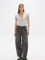 Pantalon Elmire Gris Medio
