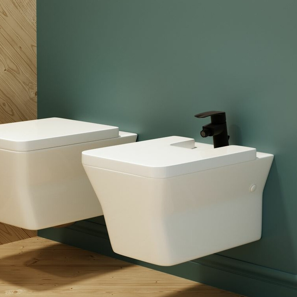 GRIFERIA DE BIDET MODELO NEW FLY NEGRO MATE RACOR 1/2" RAMON SOLER Griferia De Bidet Modelo New Fly Negro Mate Racor 1/2" Ramon Soler