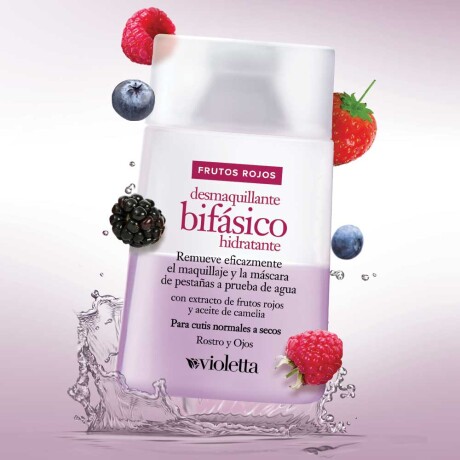 Desmaquillante Bifásico Violetta Frutos Rojos 110ml Desmaquillante Bifásico Violetta Frutos Rojos 110ml
