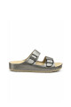 Sandalia 2 hebillas Aurora AU401 Plateado