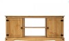 Rack 2 puertas 1 Estante - 160cm - Linea Mexicana Natural