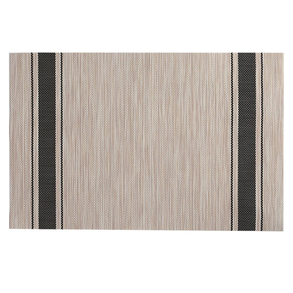 INDIVIDUAL PVC 45x30CM JASPEADO NATURAL/NEGRO 