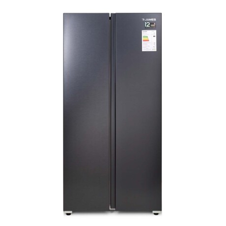 HELADERA JAMES 442-LITROS GRIS RJ 35M SBSI DARK INOX