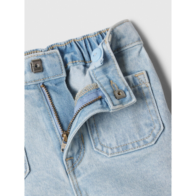 V-PKT MOM SHORT LIGHT WASH