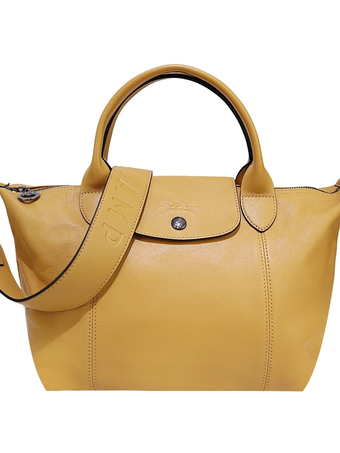 Longchamp -Cartera de cuero plegable, Le pliage cuir Caqui