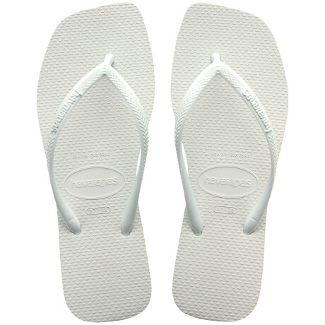 Sandalias de Mujer Havaianas Slim Square Blanco