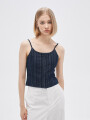Tops Strip Azul Indigo