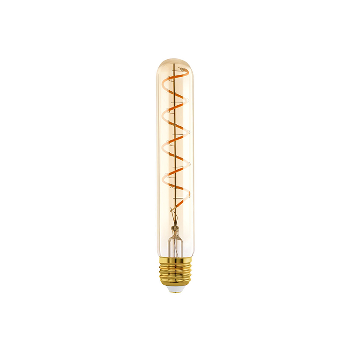 Lámpara LED tubo filamento spiral ámbar dim 4W 1600K - EG5364 