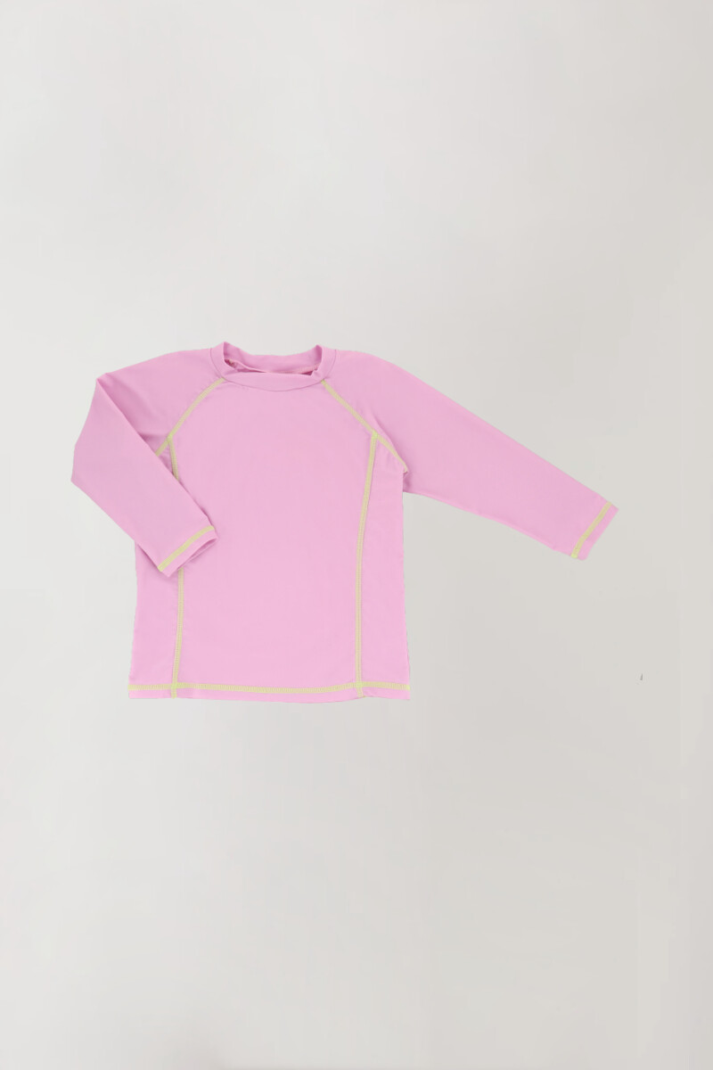 Tshirt m/larga 4-16a uv50 - Rosa 