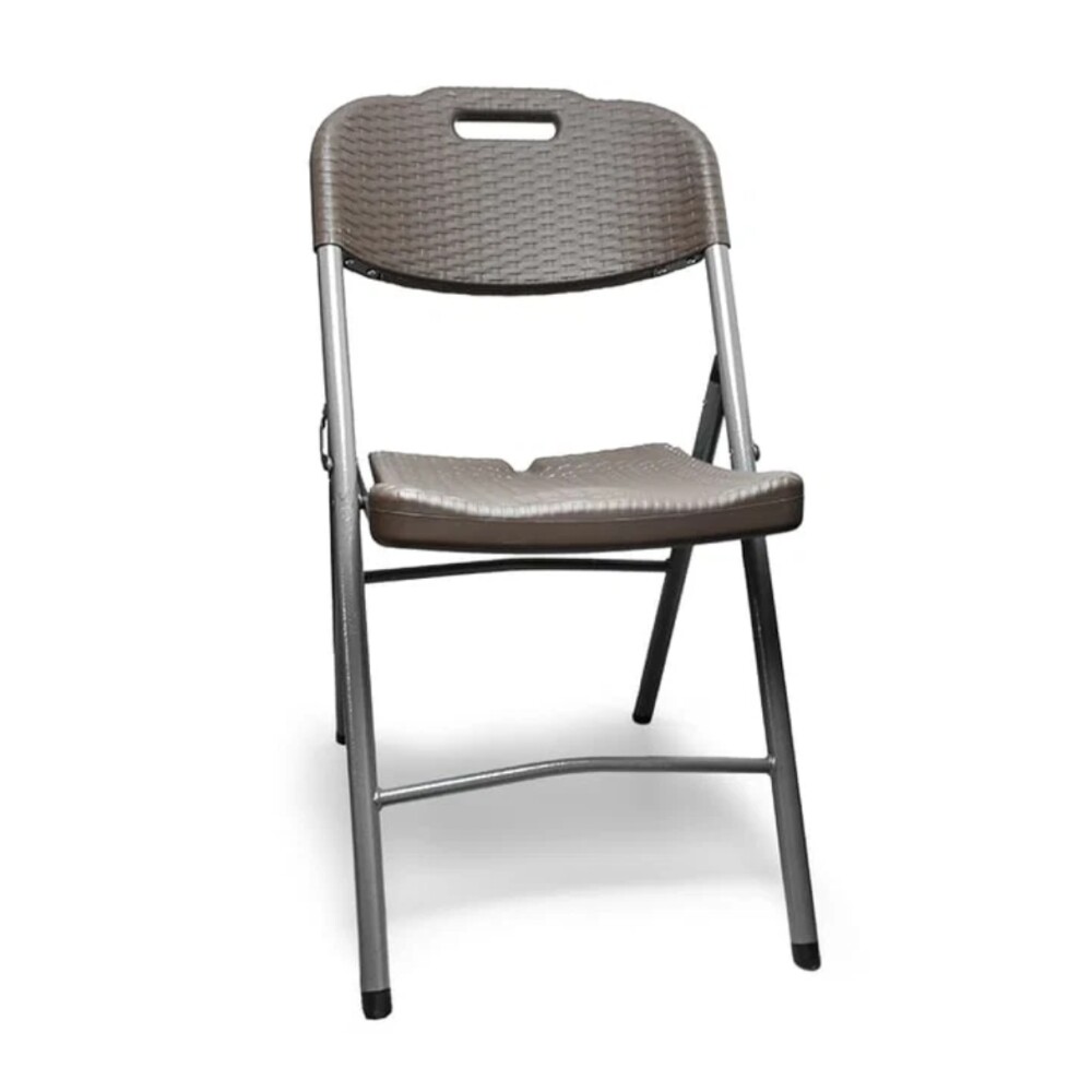 Silla de exterior plegable Marrón Silla de exterior plegable Marrón