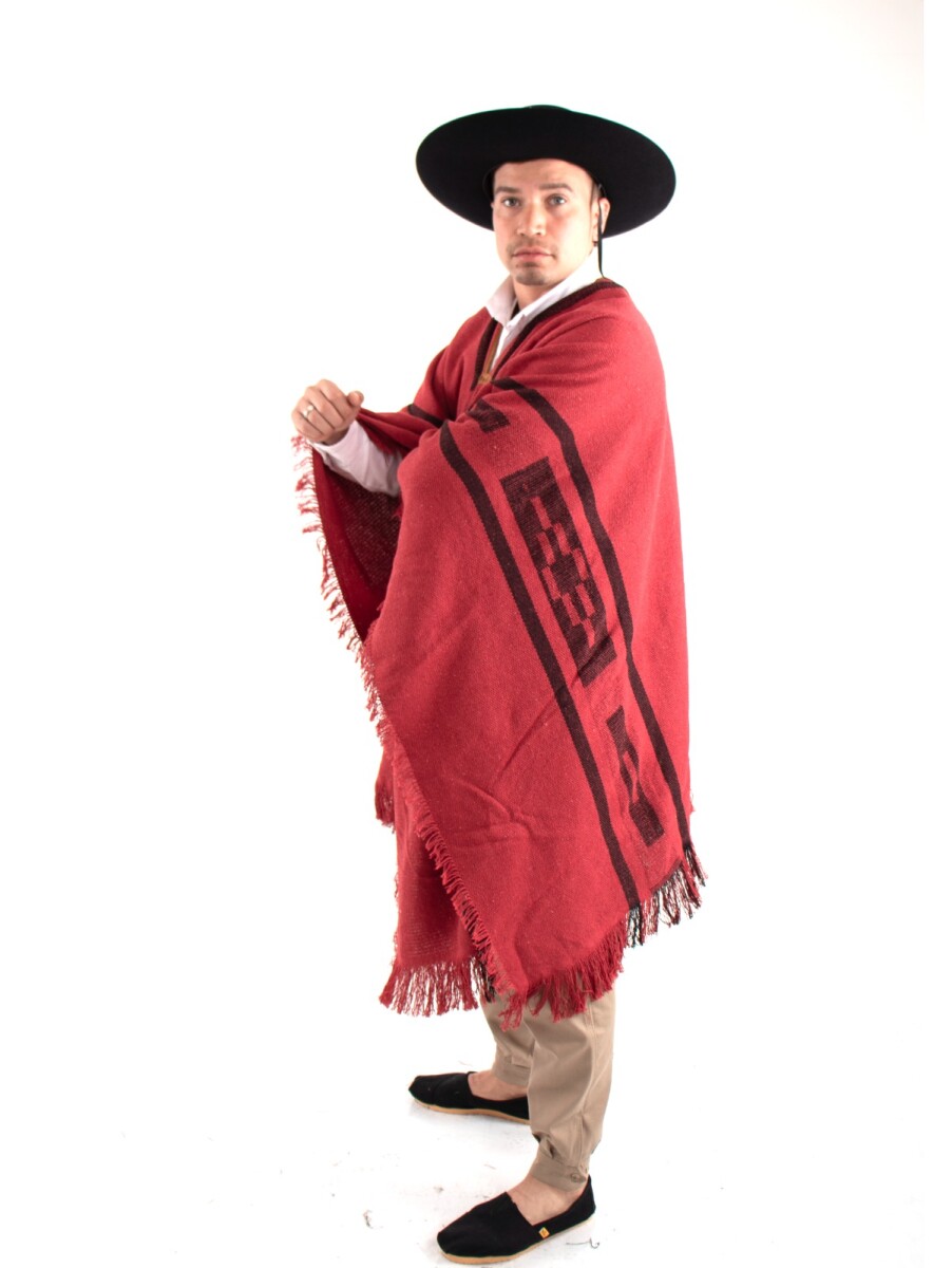 Ponchos Bagual - Rojo 