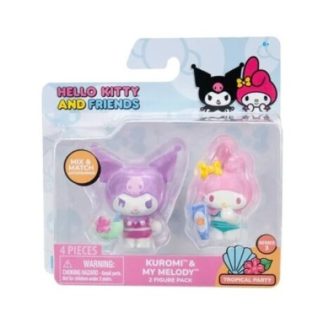 Set X2 FIGURAS KUROMI Y MY MELODY 001