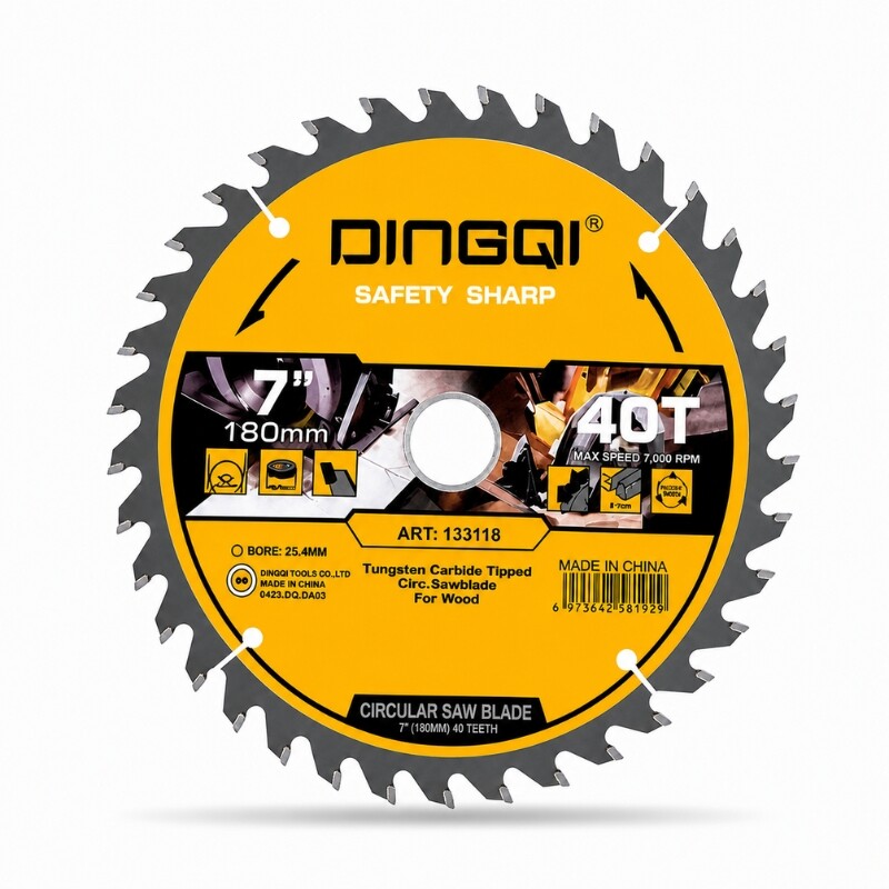 DINGQI HOJA SIERRA CIRCULAR 180 MM x 40 DIENTES Dingqi Hoja Sierra Circular 180 Mm X 40 Dientes