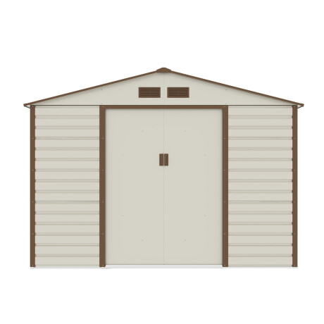 CASITA DE JARDIN ACERO NATURAL-BEIGE KUBO