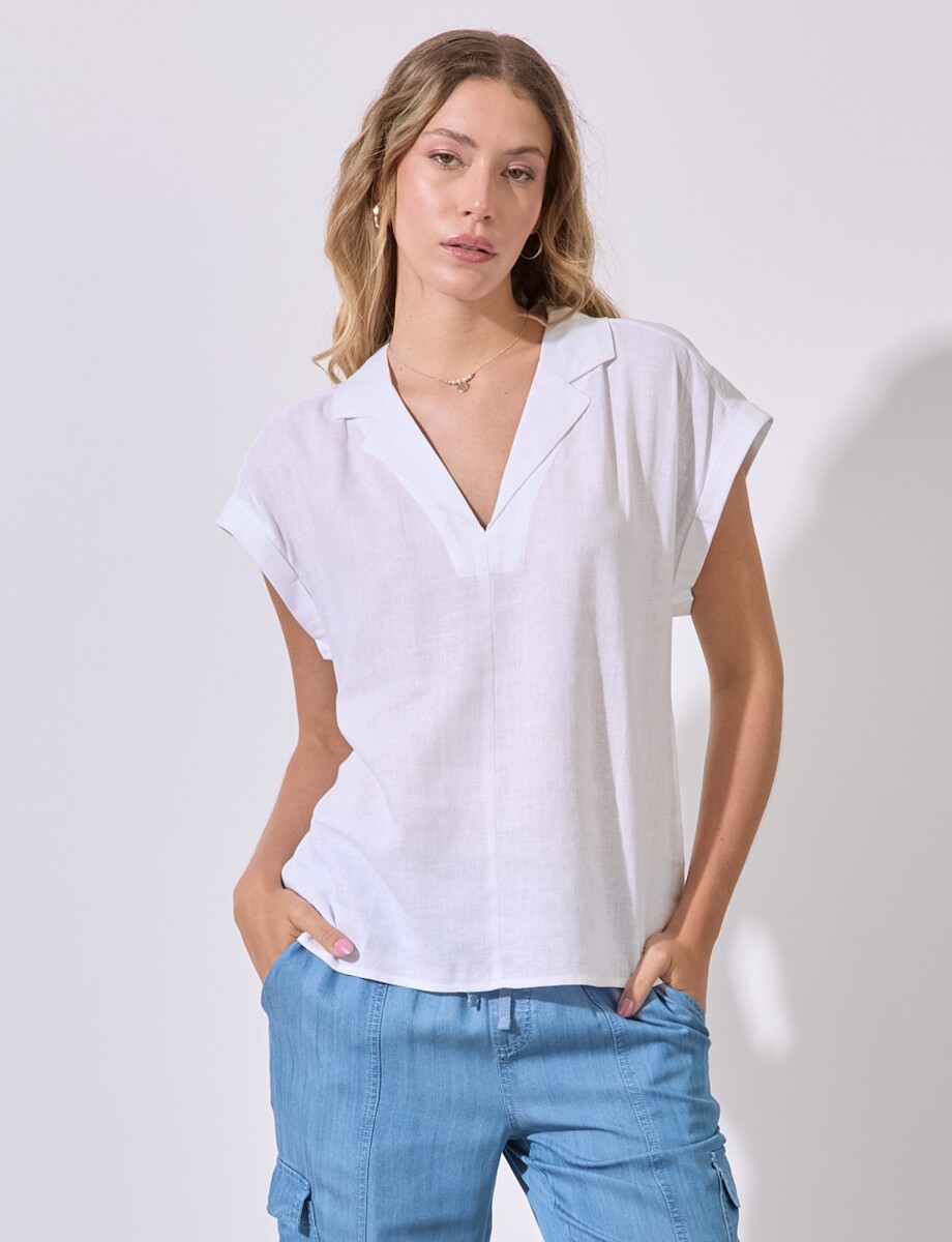 Blusa Lino - Crudo 