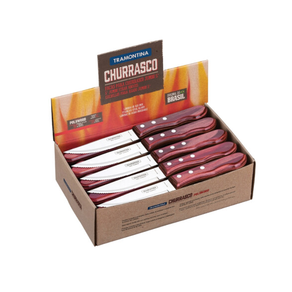 Cuchillo Jumbo para asado por pieza "CHURRASCO" -TRAMONTINA TN7786