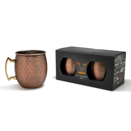 Tazas Wayu de Cobre Set x 2